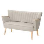 Sofa Bauro (2-Sitzer) Webstoff Creme