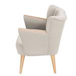 Sofa Bauro (2-Sitzer) Webstoff Creme