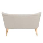 Sofa Bauro (2-Sitzer) Webstoff Creme