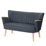 Sofa Bauro (2-Sitzer) Webstoff Jeansblau