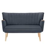 Sofa Bauro (2-Sitzer) Webstoff Jeansblau