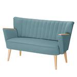 Sofa Bauro (2-Sitzer) Webstoff Türkis