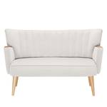 Sofa Bauro (2-Sitzer) Webstoff Weiß