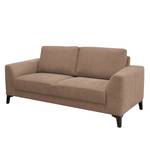 Boxspringsofa Bemavo (2-Sitzer) Webstoff - Braun