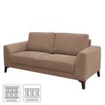 Boxspringsofa Bemavo (2-Sitzer) Webstoff - Braun