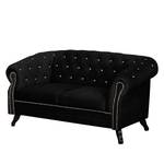 Sofa Benavente I (2-Sitzer) Microfaser Schwarz