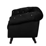 Sofa Benavente I (2-Sitzer) Microfaser Schwarz