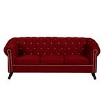 Sofa Benavente I (3-Sitzer) Microfaser Rot