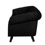 Sofa Benavente II (3-Sitzer) Microfaser Schwarz