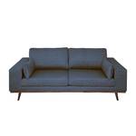 2-Sitzer Sofa BILLUND Blau - Textil - 203 x 84 x 91 cm