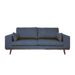 2-Sitzer Sofa BILLUND Blau - Textil - 203 x 84 x 91 cm