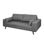 2-Sitzer Sofa BILLUND Grau - Textil - 203 x 84 x 91 cm