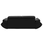 Sofa Black Rock (3-Sitzer) Kunstleder - Schwarz