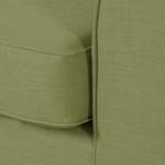 Canapé Blomma (2 places) Tissu vert olive - Structure : couleur noisette