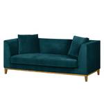 Sofa Blomma (3-Sitzer) Petrol - Eiche