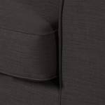 Canapé Blomma (3 places) Tissu gris / marron - Structure : couleur noisette