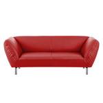 Sofa Blues (2-Sitzer) Echtleder Rot