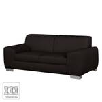 Sofa Bollon (2-Sitzer) Kunstleder Dunkelbraun