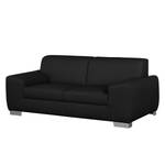 Sofa Bollon (2-Sitzer) Kunstleder Schwarz