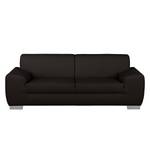 Sofa Bollon (3-Sitzer) Kunstleder Dunkelbraun