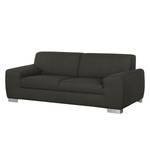 Sofa Bollon (3-Sitzer) Webstoff - Dunkelgrau