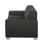 Sofa Bollon (3-Sitzer) Webstoff - Dunkelgrau