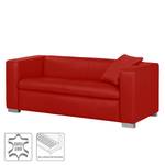 Sofa Bolsena II (2,5-Sitzer) Echtleder Rot