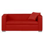 Sofa Bolsena II (2,5-Sitzer) Echtleder Rot