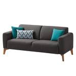 Sofa Bora II (2,5 Sitzer) Webstoff Webstoff Anda II: Anthrazit