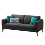 Sofa Bora II (2,5 Sitzer) Webstoff Webstoff Milan: Anthrazit