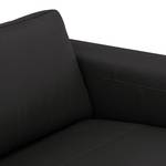 Sofa Bora (3-Sitzer) Echtleder Echtleder Neka: Grau - Eiche