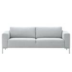 Sofa Bora (3-Sitzer) Webstoff Webstoff Anda II: Silber - Edelstahl