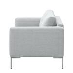 Sofa Bora (3-Sitzer) Webstoff Webstoff Anda II: Silber - Edelstahl