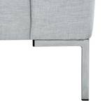 Sofa Bora (3-Sitzer) Webstoff Webstoff Anda II: Silber - Edelstahl