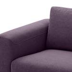 Sofa Bora (3-Sitzer) Webstoff Webstoff Anda II: Violett - Edelstahl