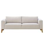 Sofa Bora (3-Sitzer) Webstoff Webstoff Saia: Beige - Eiche