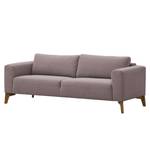 Sofa Bora (3-Sitzer) Webstoff Webstoff Milan: Grau-Braun - Eiche