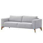 Sofa Bora (3-Sitzer) Webstoff Webstoff Saia: Hellgrau - Eiche