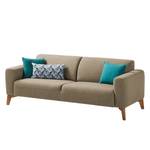 Sofa Bora II (3 Sitzer) Webstoff Webstoff Milan: Grau-Braun