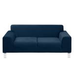 Sofa Bordon (2-Sitzer) Samt Dunkelblau