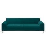 Sofa Bordon (3-Sitzer) Samt Petrol