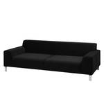 Sofa Bordon (3-Sitzer) Samt Schwarz