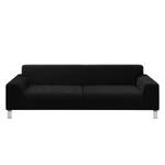 Sofa Bordon (3-Sitzer) Samt Schwarz