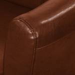 Fauteuil Bovalino Cuir synthétique - Cognac vintage