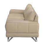 Sofa Bradley (2,5-Sitzer) Echtleder Beige - Keine Funktion