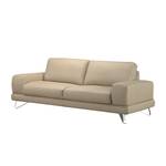 Sofa Bradley (2,5-Sitzer) Echtleder Beige - Keine Funktion