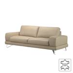 Sofa Bradley (3-Sitzer) Echtleder Beige Keine Funktion