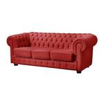 Sofa Brighton (3-Sitzer) Kunstleder Rot