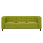 Sofa Buckingham (3-Sitzer) Webstoff Stoff Ramira: Limette