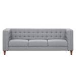 Sofa Buckingham (3-Sitzer) Webstoff Stoff Ramira: Silber